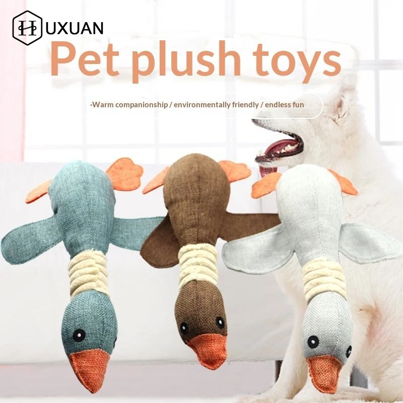 QuackTough™ Giant Mallard Squeaky Chew Toy